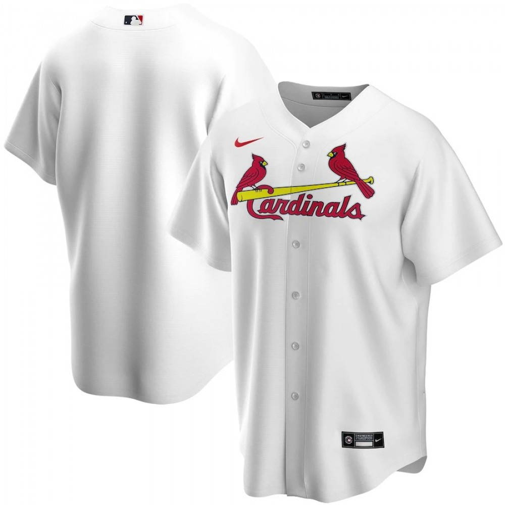 Men's St. Louis Cardinals White Home 2020 Jersey-Pro Kit Vault | Brand New 26/27 Sports Jerseys
